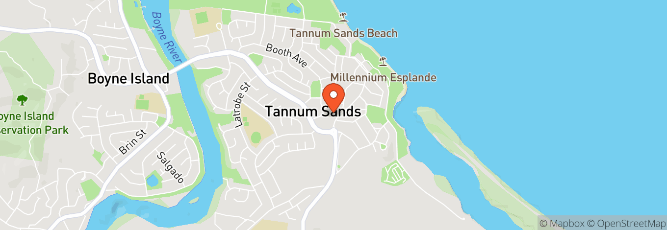 Map of Tannum Sands Hotel