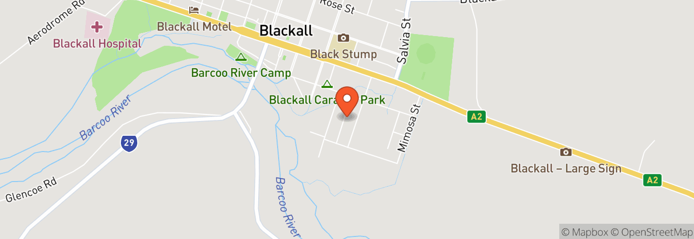 Map of Blackall Cultural Centre