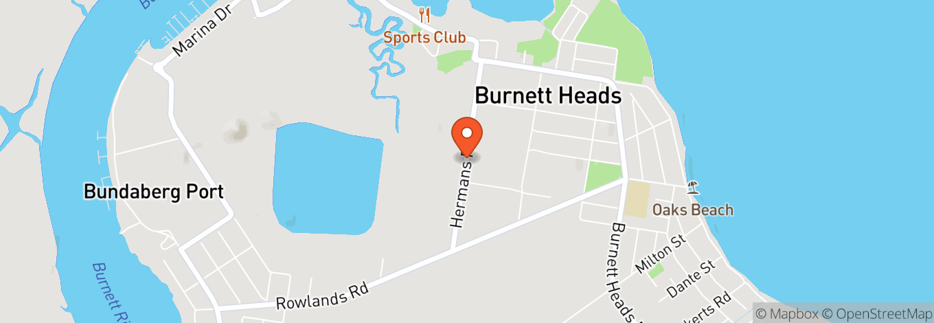 Map of Burnett Heads Field