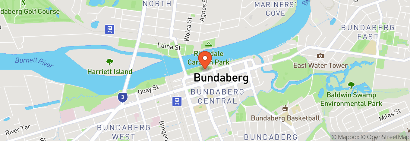 Map of Bundaberg Services Club