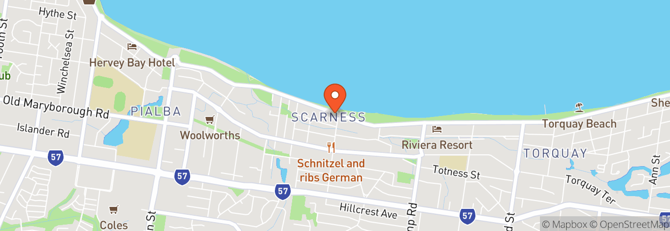 Map of The Beach House Hotel