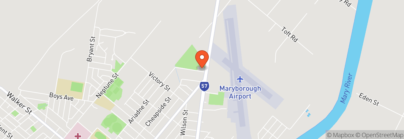 Map of Maryborough Sports Club