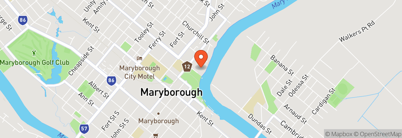 Map of Brolga Theatre and Convention Centre