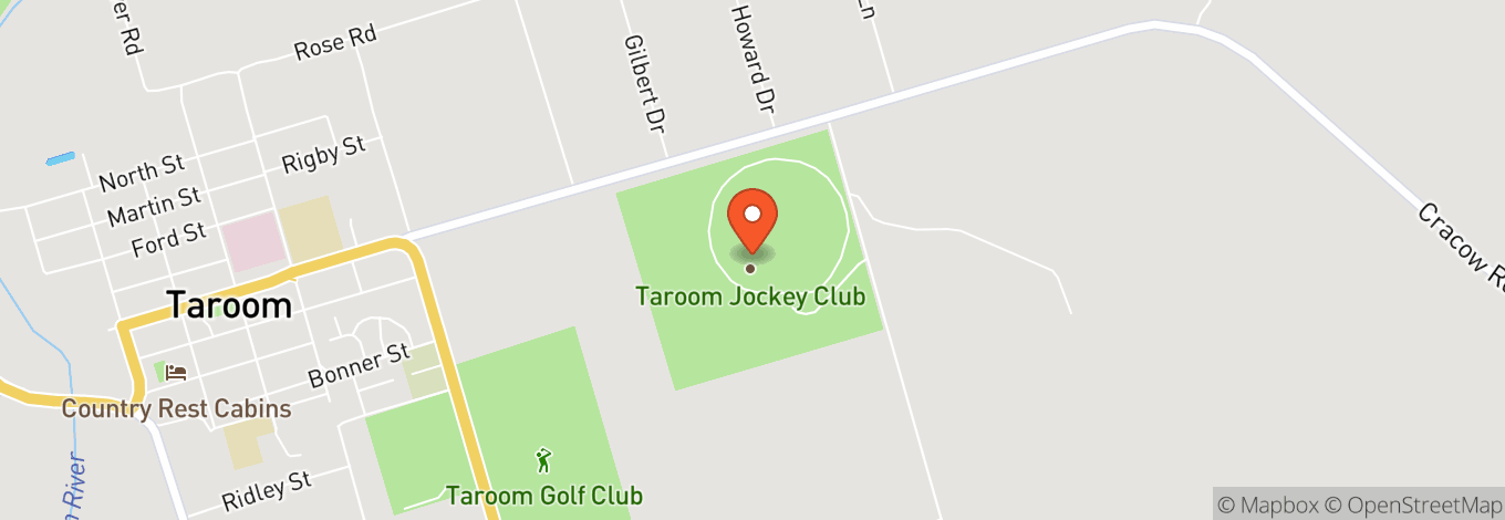 Map of Taroom Racecourse