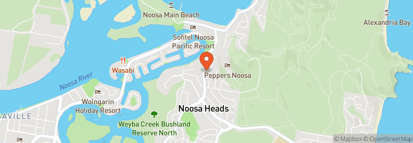 Map of Noosa Reef Hotel