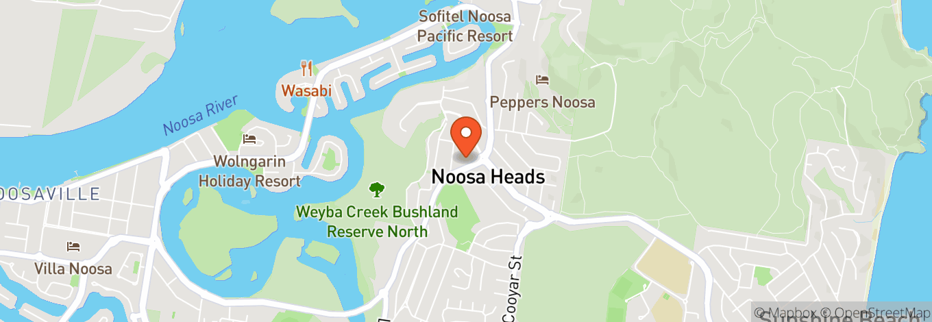 Map of The J Noosa