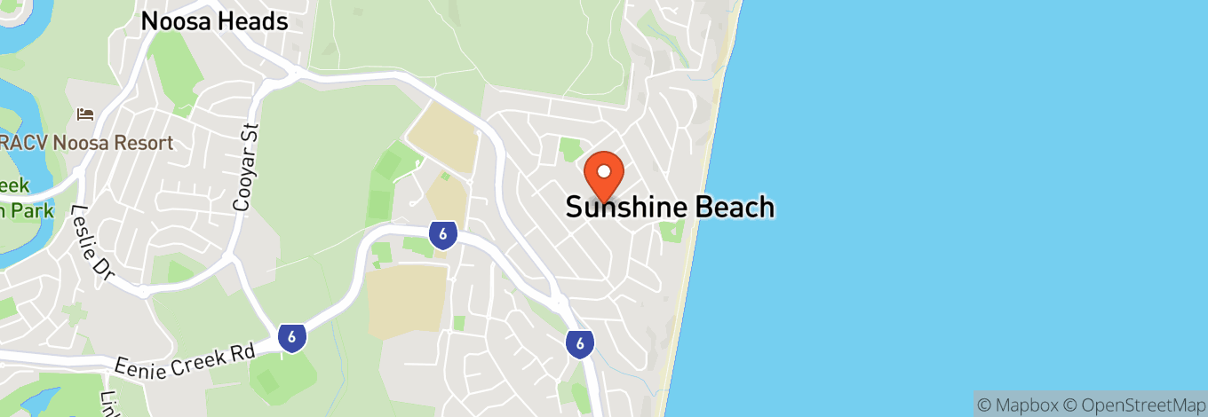 Map of Sunshine Beach Slsc