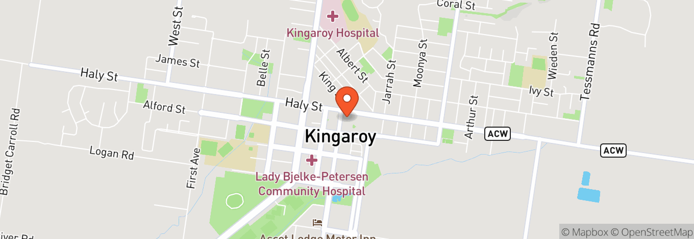 Map of Kingaroy RSL