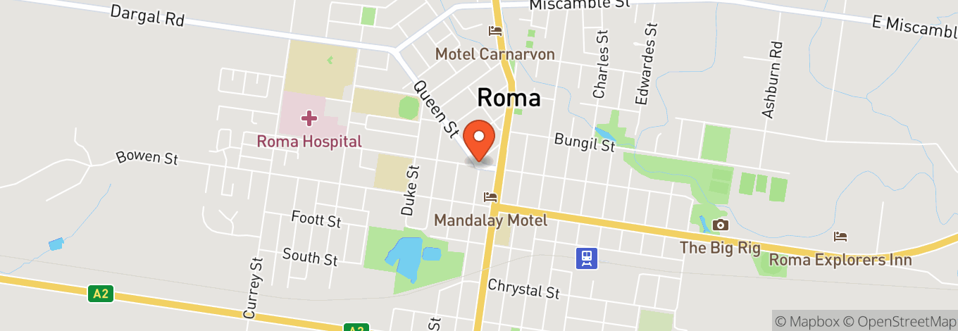 Map of The Club Hotel Motel Roma