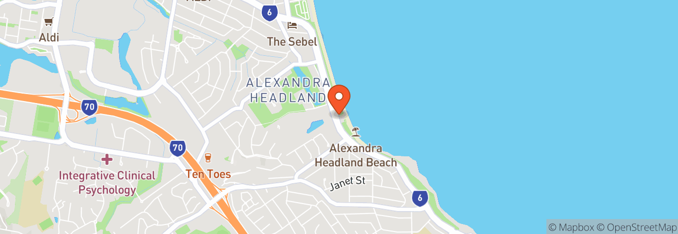 Map of Alex Surf Club