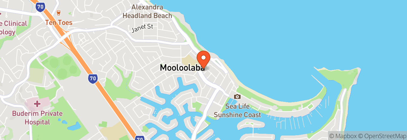 Map of The Pub Mooloolaba