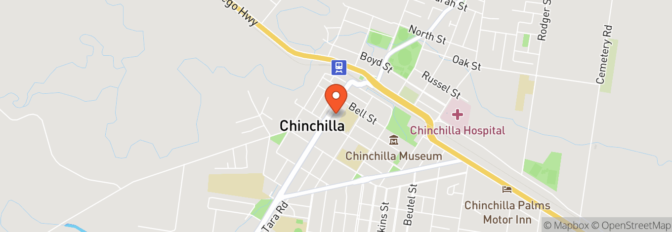 Map of Chinchilla Cultural Centre