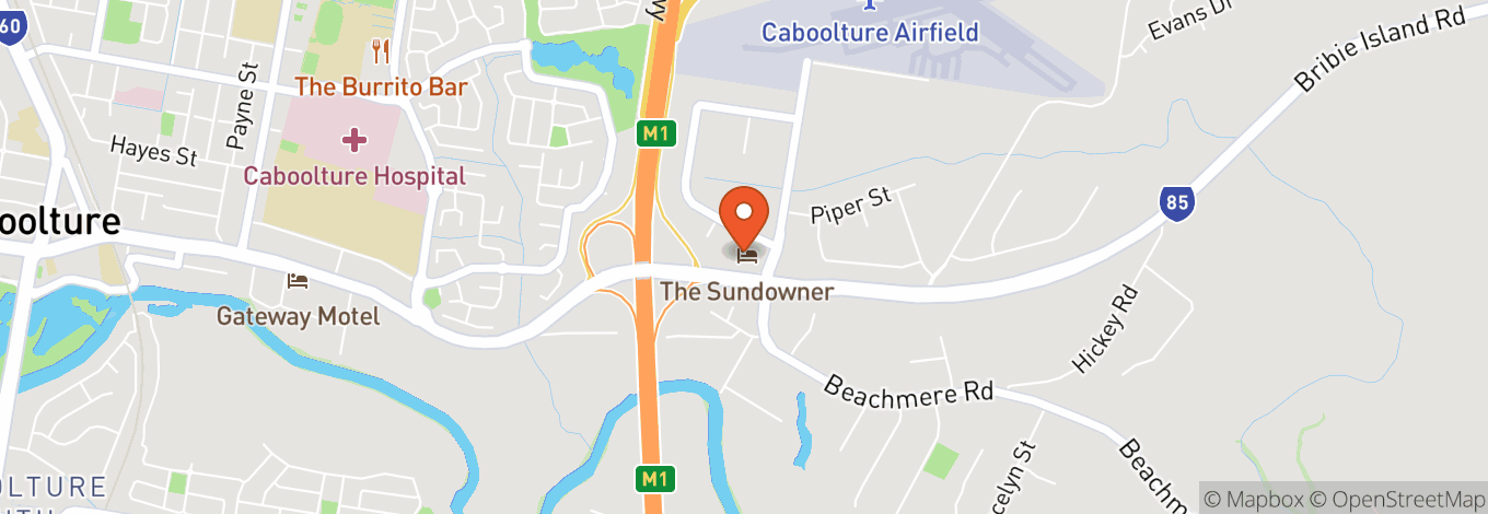 Map of Sundowner Hotel Motel