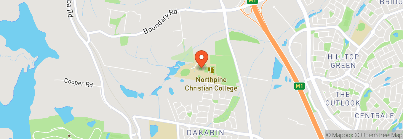 Map of Northpine Christian College