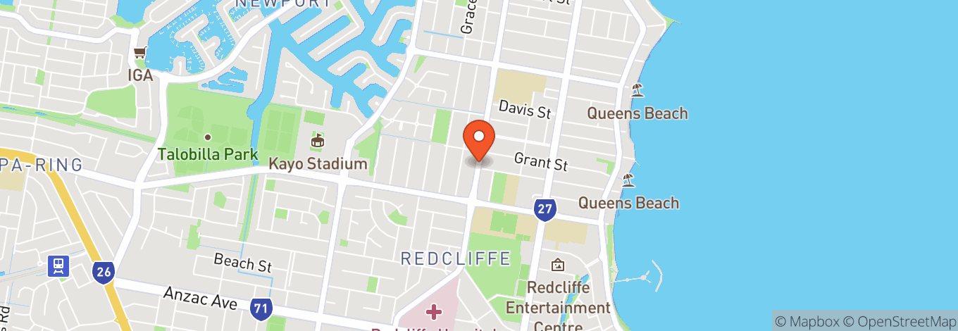 Map of Redcliffe Showgrounds