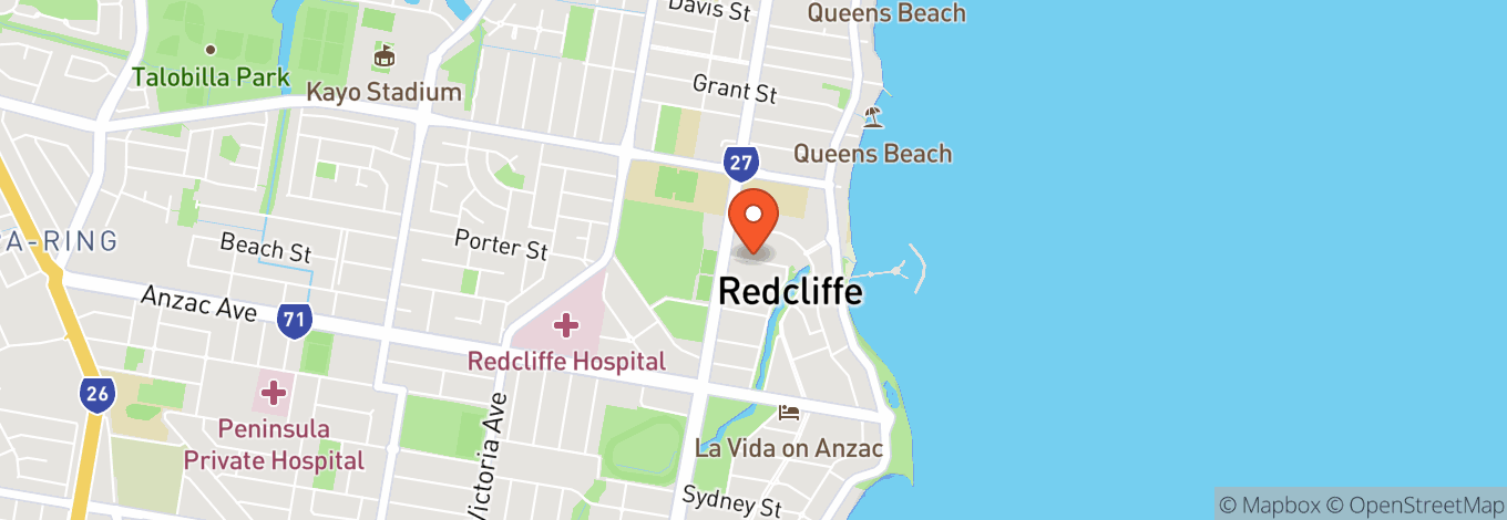 Map of Redcliffe Entertainment Centre