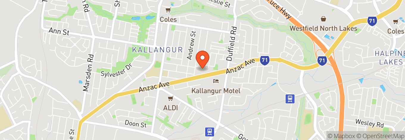 Map of Kallangur Community Hall
