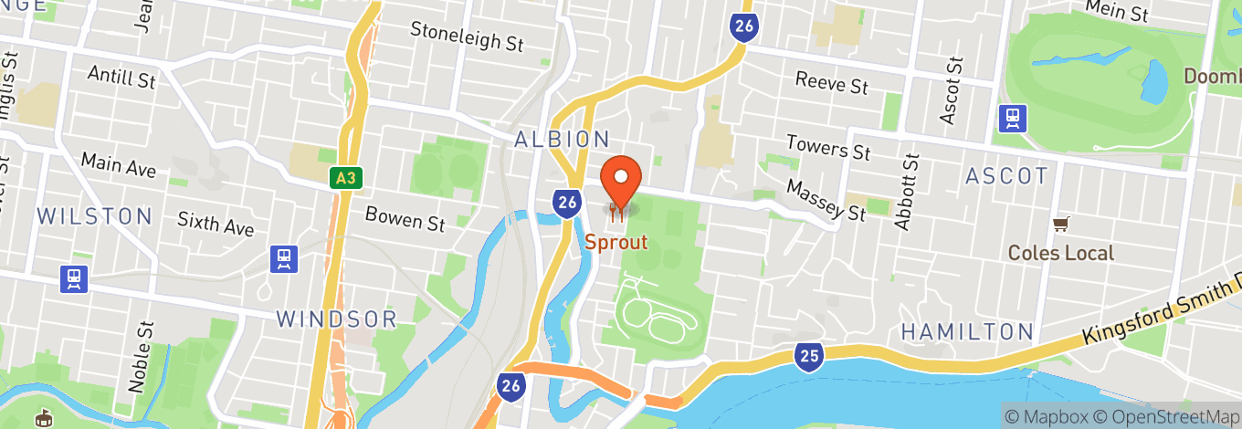 Map of The Black Brisbane