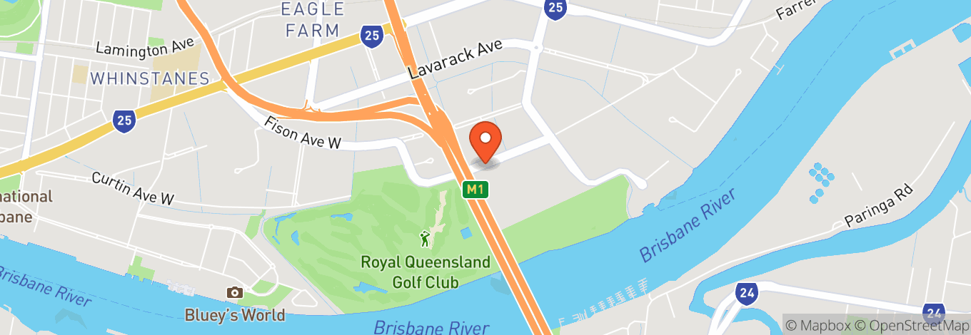 Map of Underneath The Gateway Bridge, Eagle Farm