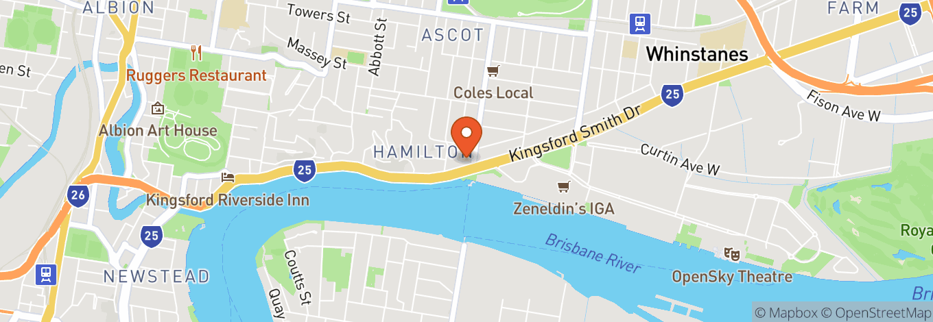 Map of Hamilton Hotel