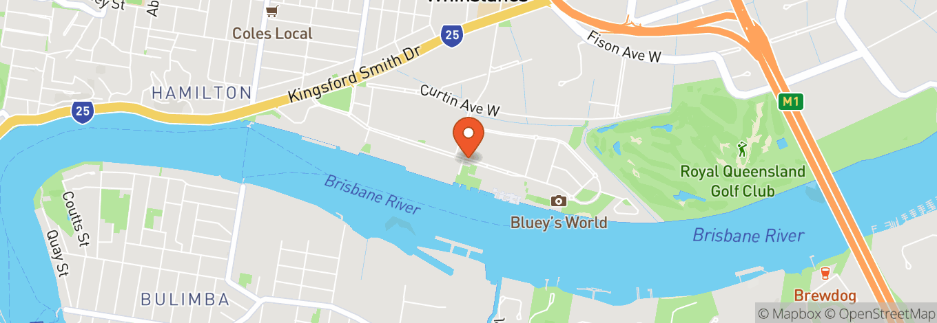 Map of Northshore Brisbane