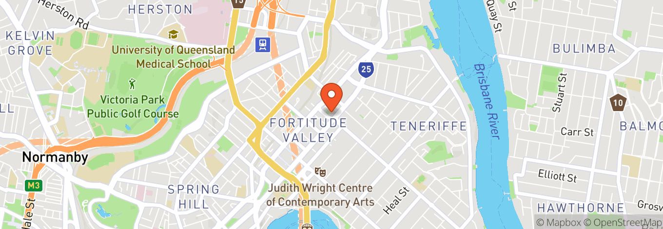Map of Art Masterclass Fortitude Valley