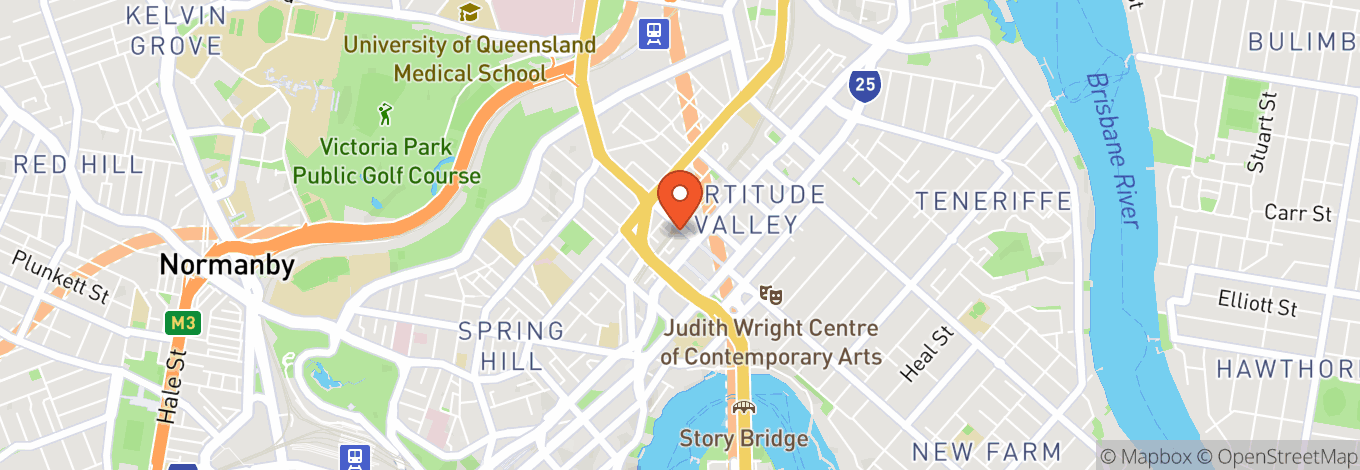 Map of Crowbar Brisbane