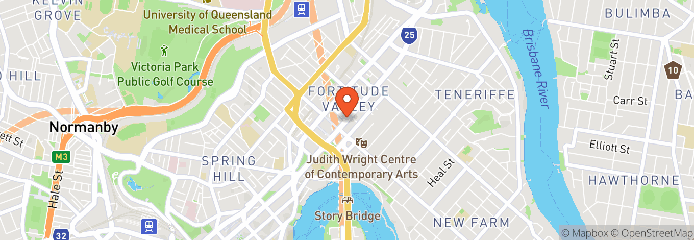 Map of Fortitude Valley (Bigsound)