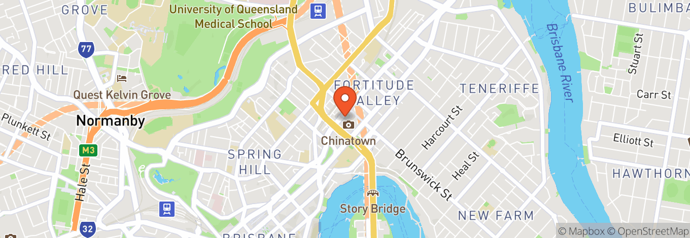 Map of Zyon Brisbane