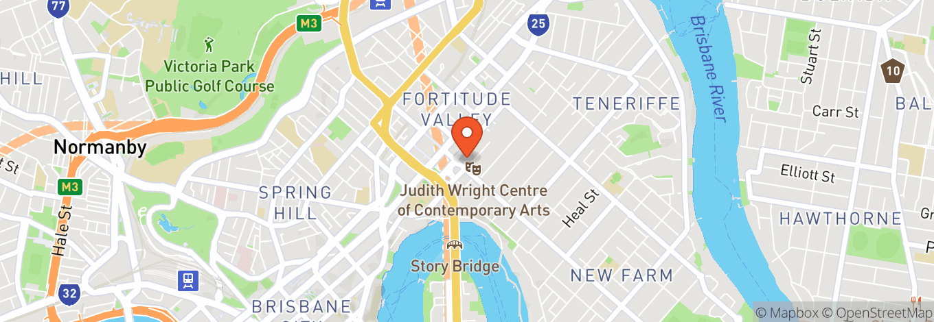 Map of Judith Wright Arts Centre