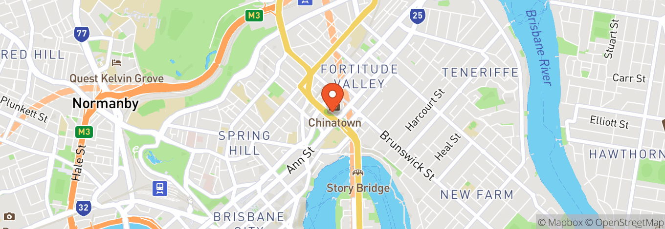 Map of The Beaumont Brisbane