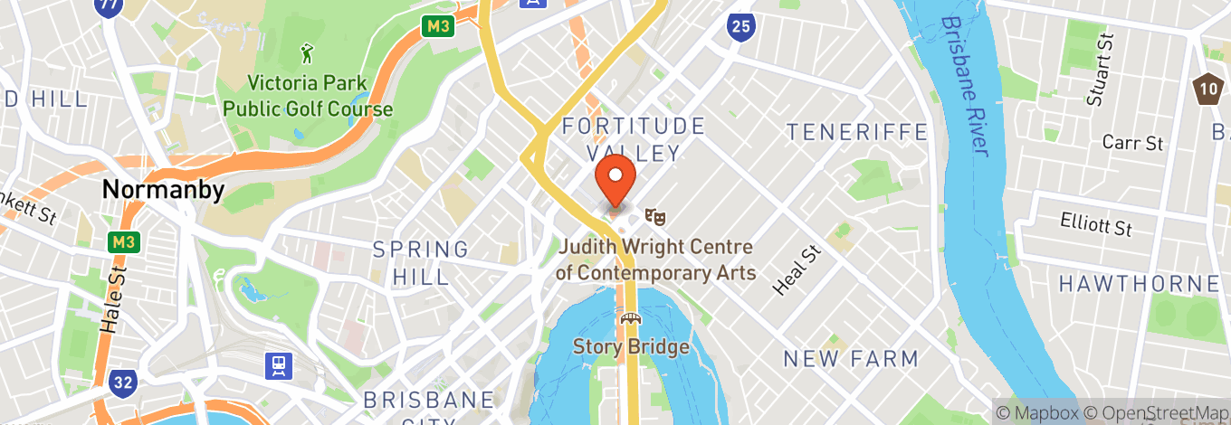 Map of Opm Brisbane