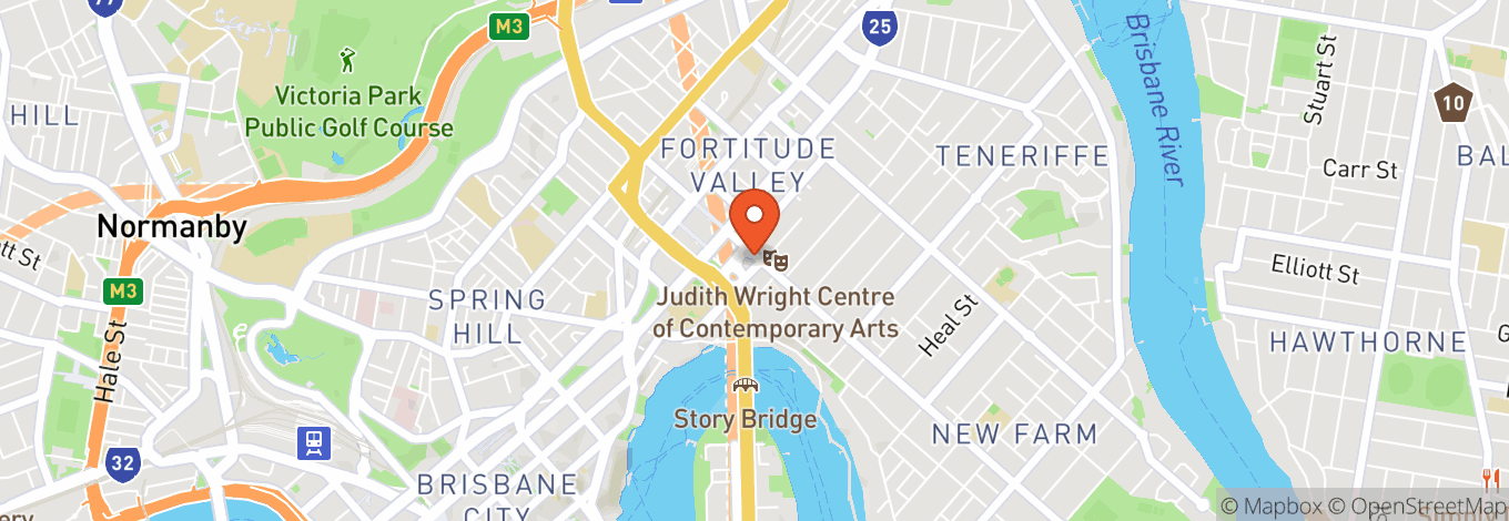 Map of Brisbane Festival Office