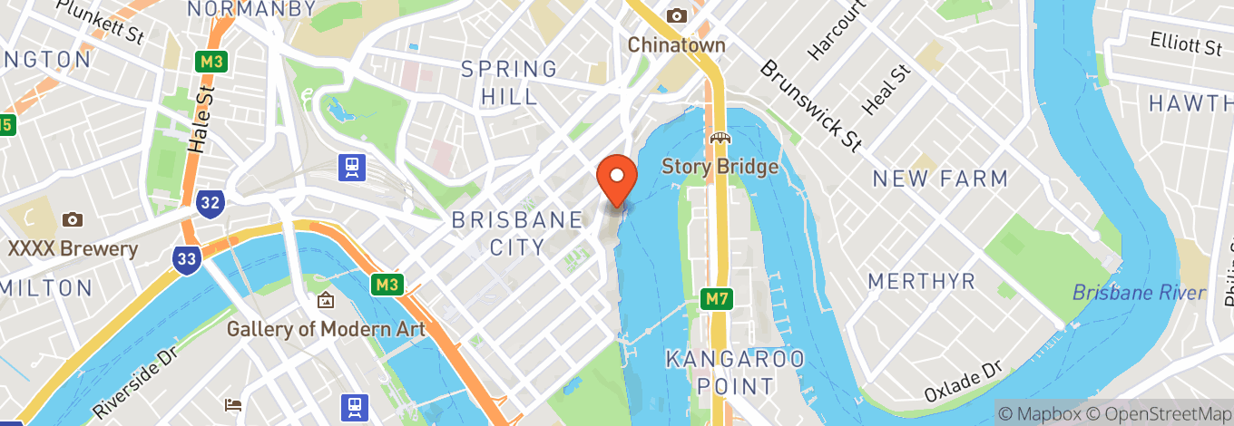 Map of Blackbird Bar & Restaurant Brisbane
