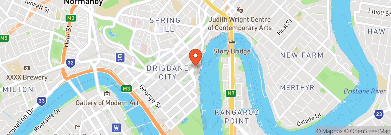 Map of Friday's Riverside