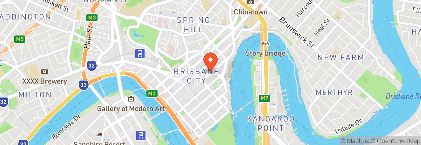 Map of Auckland Town Hall