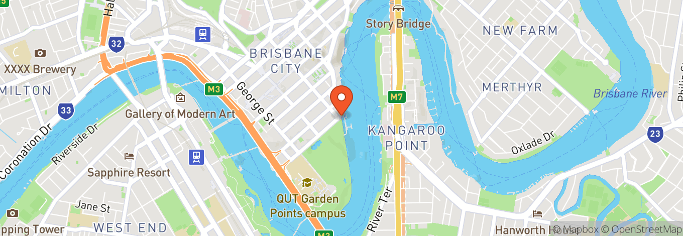 Map of Oasis Brisbane