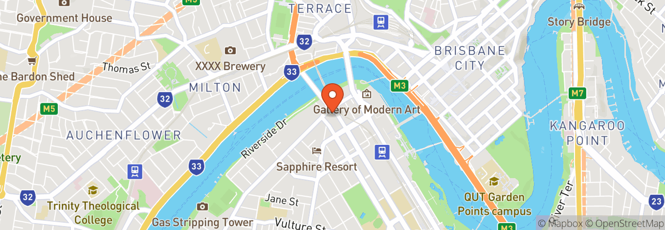 Map of Bille Brown Theatre