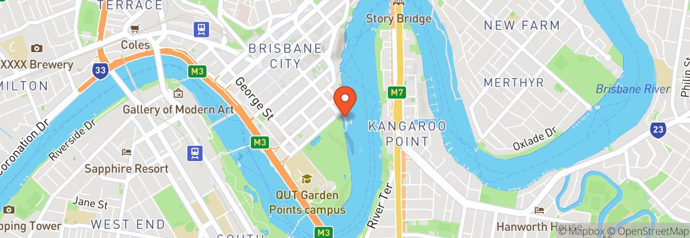 Map of City Botanic Gardens River Hub