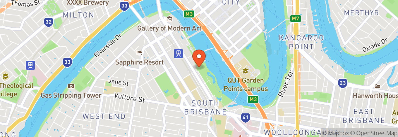 Map of South Bank Piazza