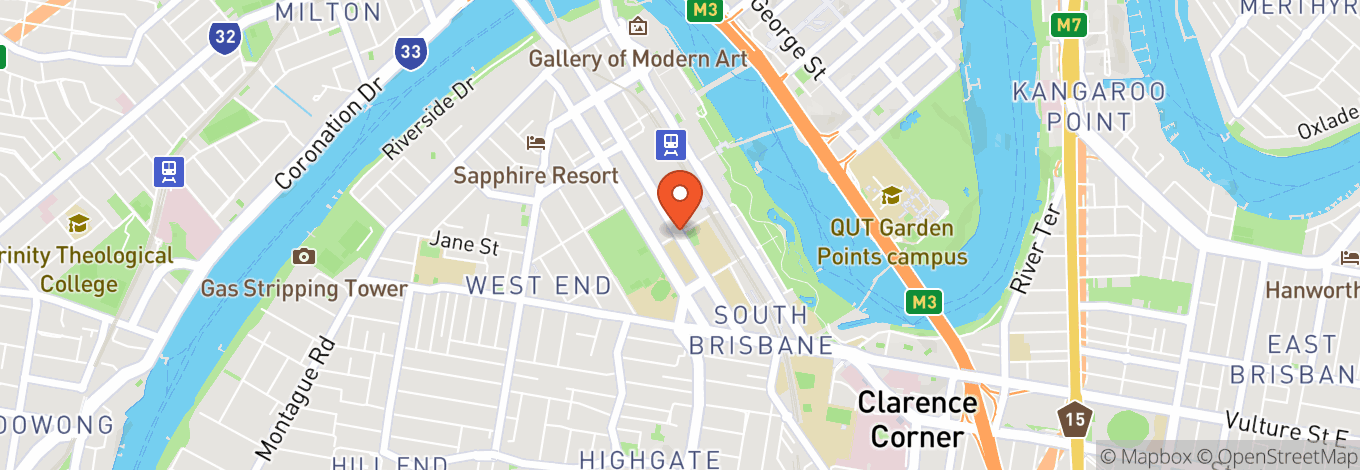 Map of Brisbane Convention & Exhibition Centre