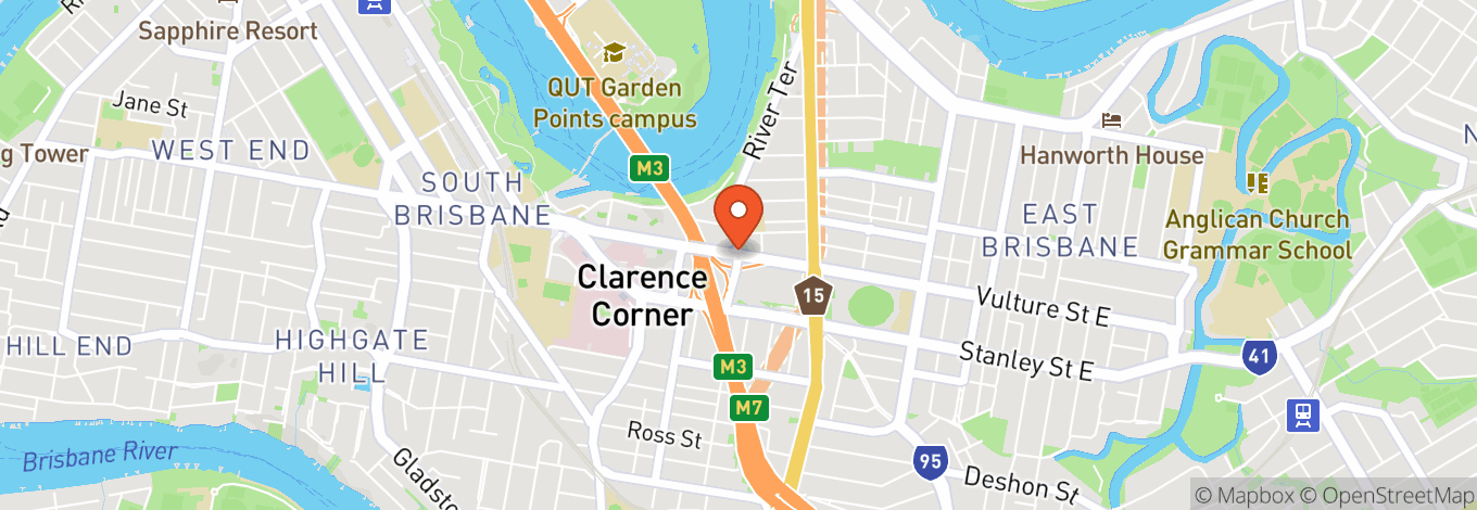 Map of The Gabba