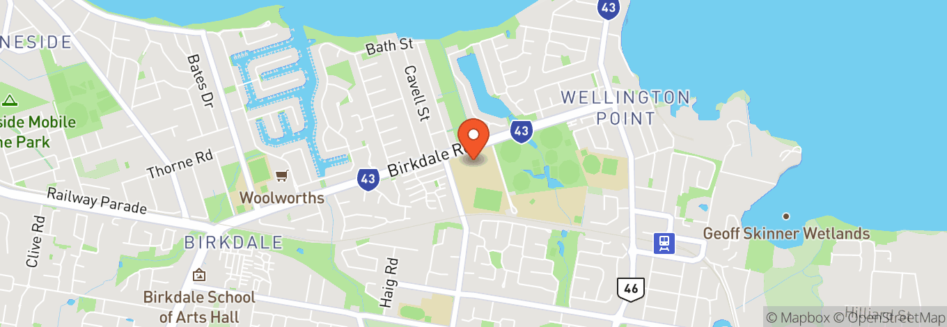 Map of Osprey Theatre - Wellington Point State High School