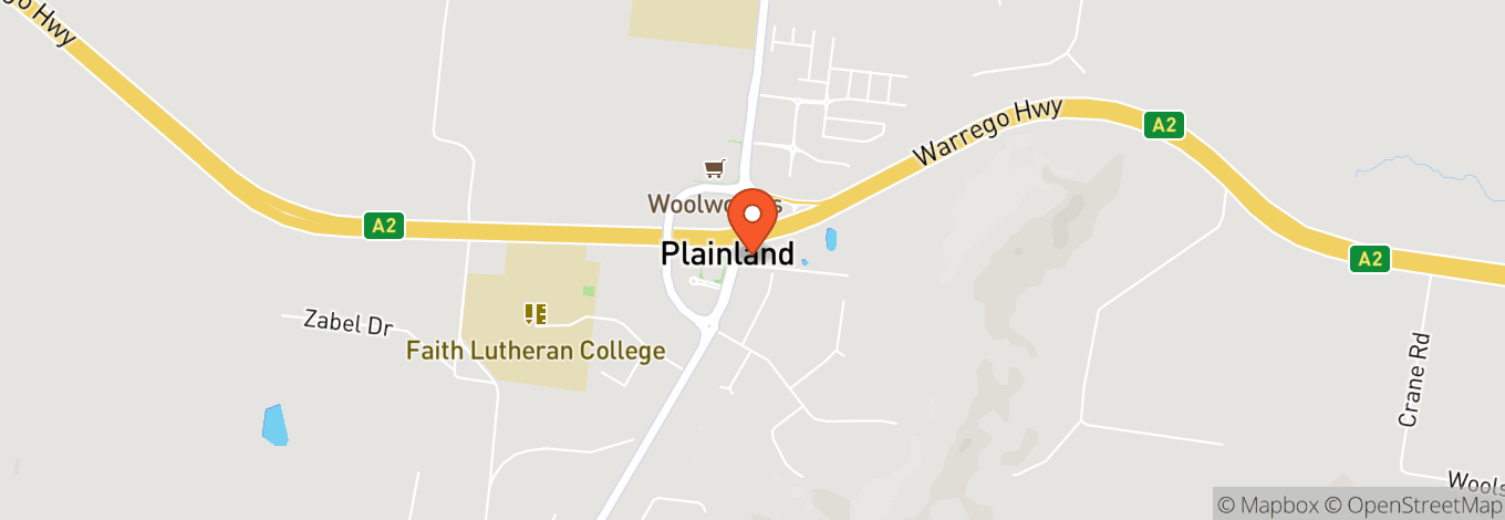 Map of Porters Plainland Hotel