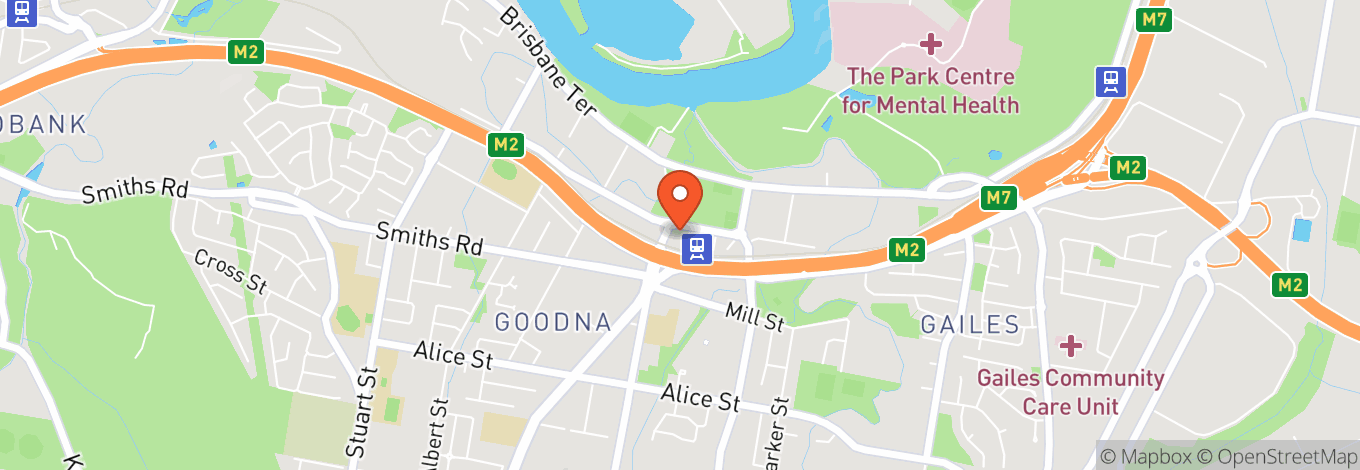Map of Goodna Services Club
