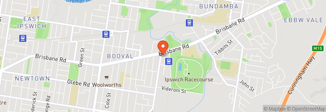 Map of Racehorse Hotel (Booval, Qld)