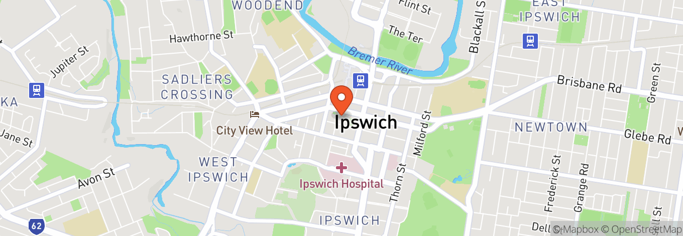 Map of Ipswich Civic Centre