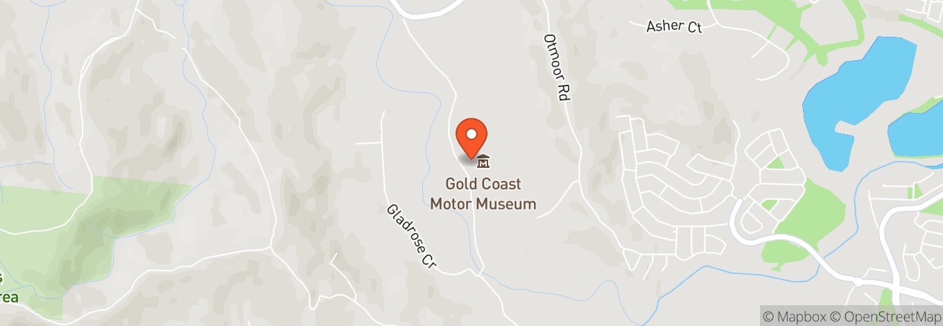 Map of Gold Coast Motor Museum