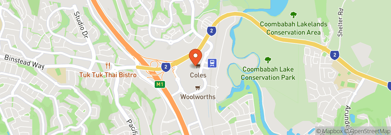 Map of Westfield Helensvale Circus Site