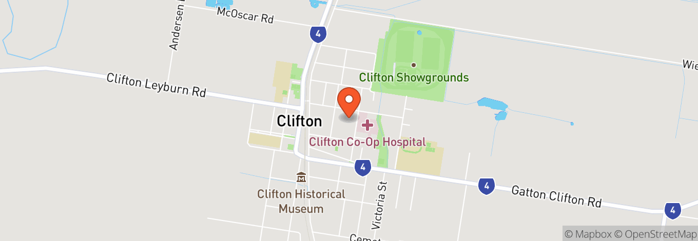 Map of Clifton Jam Factory & Cafe